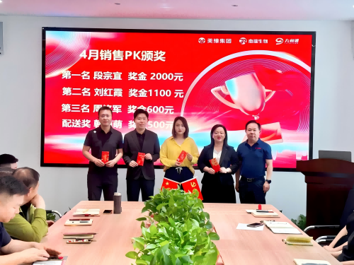 迎接挑战 全力以赴 | 营销团队4月PK颁奖仪式圆满举办
